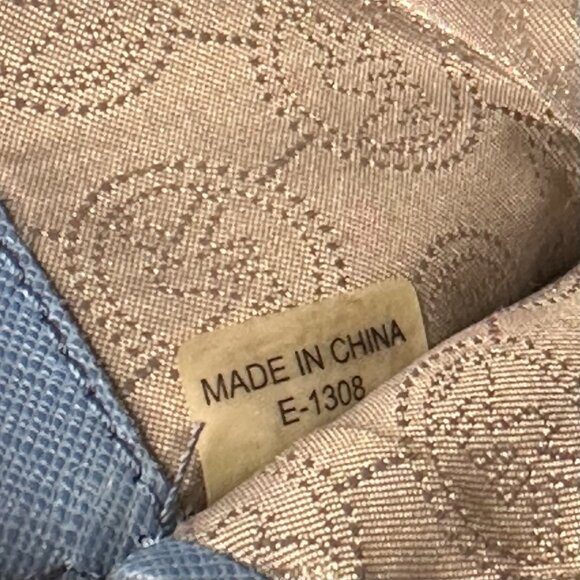 MICHAEL Michael Kors Jet Set Blue & Black Python Snake Large Zip Around Wallet - Picture 12 of 12